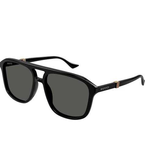 gucci aviator bergamo|Gucci 57mm Aviator Sunglasses .